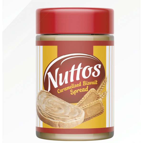 Nuttos Caramelised Biscuit Spread Cream 12x350gr