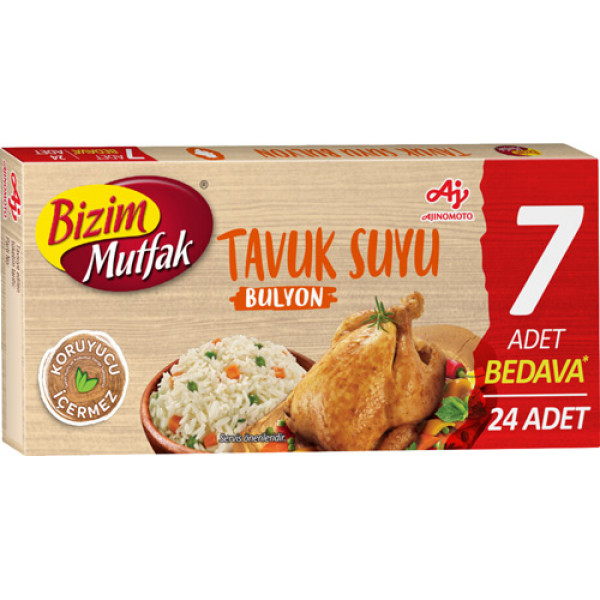 BİZİM BULYON TAVUK 24LÜ240GX36