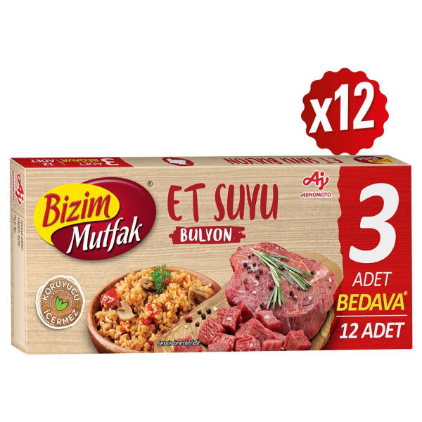 BİZİM BULYON ET 12Lİ 120GX12X4