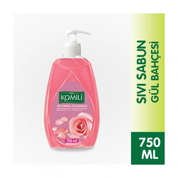 KOMİLİ SIVI  SABUN  GÜL BAHÇESİ 750MLx12 YENİ