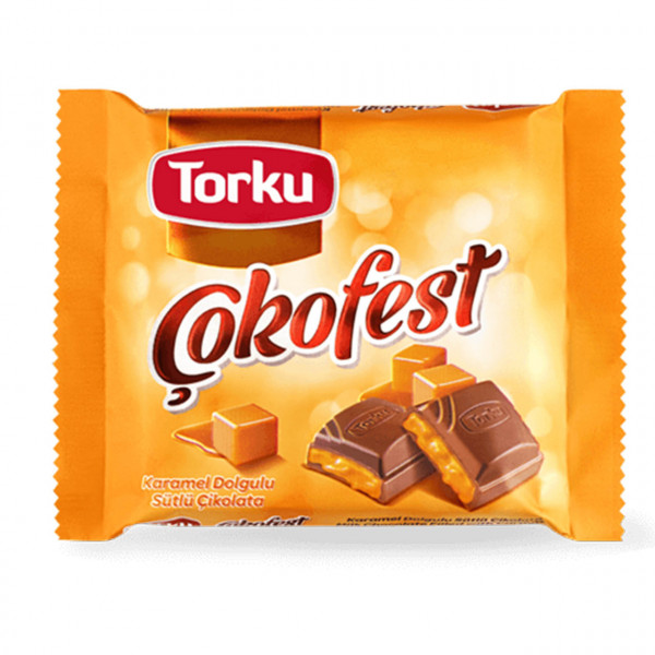ÇOKOFEST KARAMELLİ SÜTLÜ ÇIK.6X6X60 G
