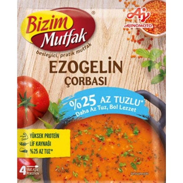 BİZİM ÇORBA AZ TUZ EZO 76GX12X6