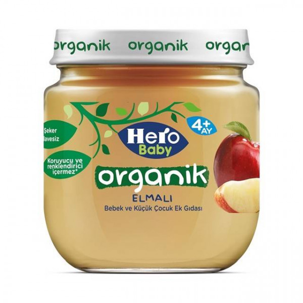 HERO BABY ORGANİK ELMALI 120GRx6