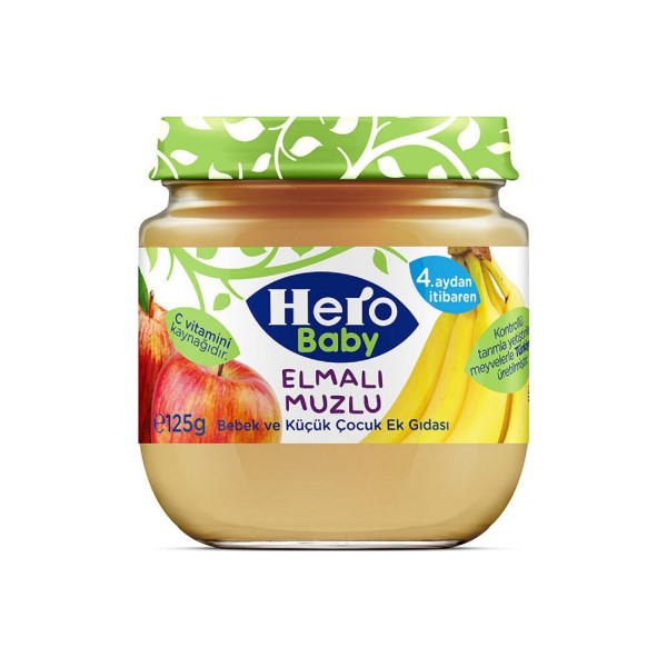 HERO BABY  ELMALI MUZLU 125Gx12