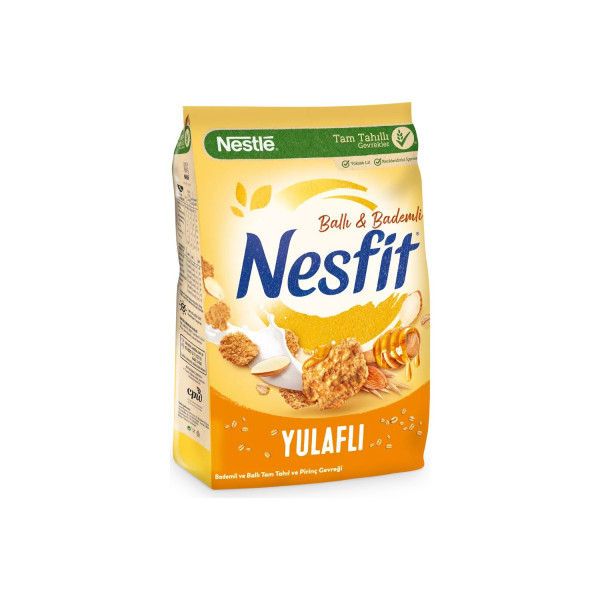 NESFİT BALLI & BADEMLİ MISIR GEVREĞİ 12x400g