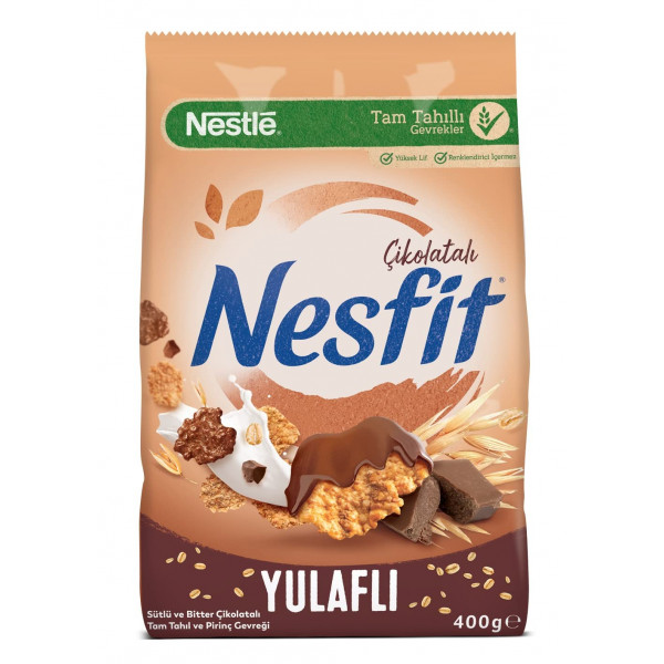 NESFİT ÇİKOLATALI MISIR GEVREĞİ 12x400g TR 