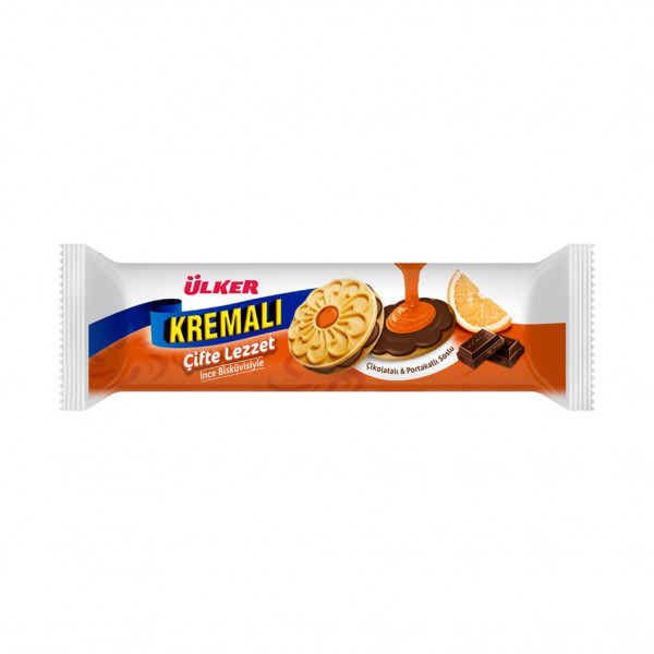 ÜLKER KREMALI SANDVİÇ MINI PORTAKAL 84Gx18